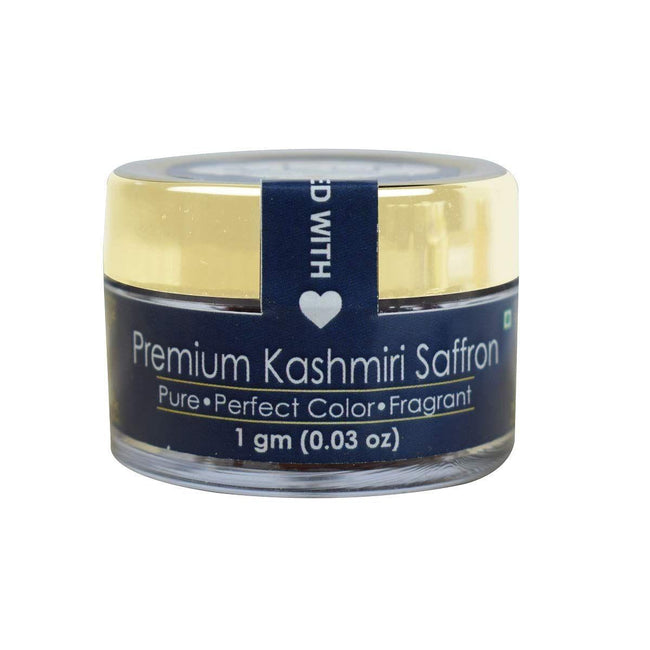 Alif Premium Kashmiri Saffron 1 gm Pure, Perfect Color, Fragrant A+ Grade - Hamiast