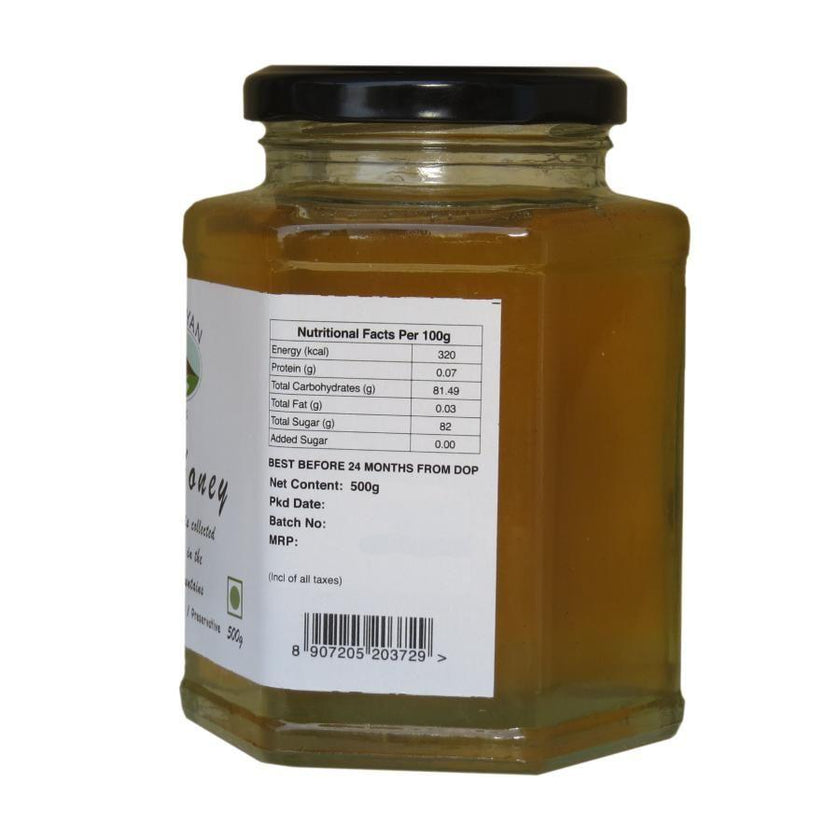 Kashmir Raw Honey - Pure, Unprocessed & Rich in Flavor (Pahalgam Origin) - Hamiast
