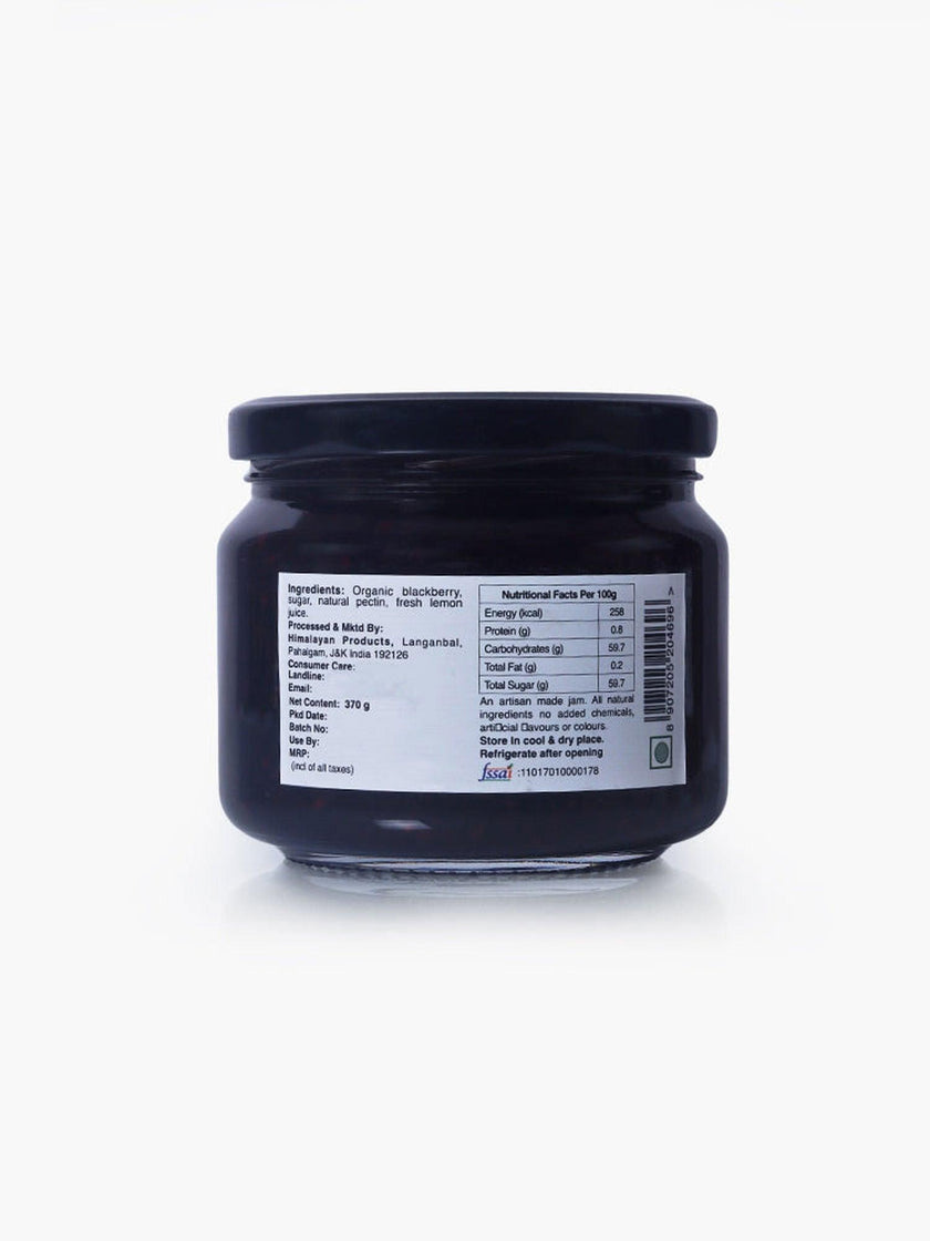 Kashmir Wild Blackberry Jam - Organic, Artisan Crafted & Flavor-Rich - Hamiast